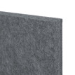 Lot de 6 panneaux muraux acoustiques HWC-L52 - panneaux muraux acoustiques - insonorisant 1qm surface 60x30cm - gris
