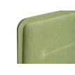 Cloison de bureau HWC-G76 - écran de bureau Tableau d'affichage - insonorisation tissu/textile avec gaufrage - 100x30cm vert