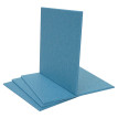 Jeu de 4 panneaux muraux acoustiques HWC-L52 - panneaux muraux acoustiques - insonorisant 1qm surface 50x50cm - bleu