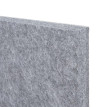 Jeu de 4 panneaux muraux acoustiques HWC-L52 - panneaux muraux acoustiques - insonorisant 1qm surface 50x50cm - gris