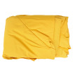 Housse de rechange pour parasol Meran Pro - parasol de marché gastronomique avec volant Ø 5m - polyester - jaune