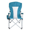Chaise de camping HWC-L50 - chaise pliante chaise de pêcheur chaise de régie - lavable housse de protection acier tissu/textile