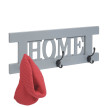 Penderie murale HWC-C60 Home - Penderie Panneau de penderie - Shabby-Look Vintage 55x21cm - grau-blau