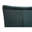 Lot de 2 chaises cantilever HWC-L15 - chaise visiteur chaise de conférence - velours acier époxy - vert