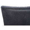 Lot de 2 chaises cantilever HWC-L15 - chaise visiteur chaise de conférence - velours acier époxy - gris foncé