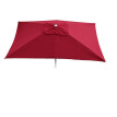 Housse de rechange pour parasol N23 - housse de rechange pour parasol - 2x3m rectangulaire tissu/textile 4 -5kg UV 50+ - bordeau