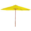 Parasol Florida - parasol de marché - Ø 3 -5m polyester/bois 7kg - jaune