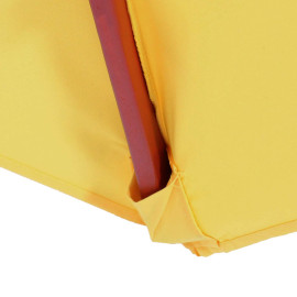 Parasol Florida - parasol de marché - Ø 3 -5m polyester/bois 7kg - jaune