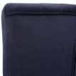 Lot de 2 chaises cantilever HWC-L14 chaise de conférence - velours inox brossé - anthracite-blau