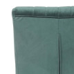 Lot de 2 chaises cantilever HWC-L14 - chaise visiteur chaise de conférence - velours inox brossé - vert