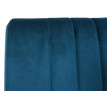 Lot de 2 chaises cantilever HWC-L14 chaise de conférence - velours inox brossé - turqoise-bleu