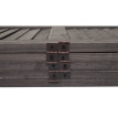 Paravent HWC-G30 - Cloison de séparation visuelle Séparation de pièce - look shabby 170x200cm - gris-marron
