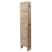 Paravent HWC-G30 - Cloison de séparation visuelle Séparation de pièce - look shabby 170x162cm - marron-clair