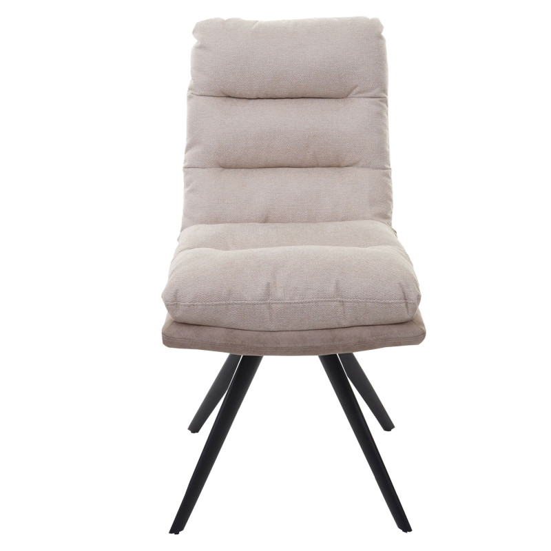 Lot De 6 Chaises De Salle à Manger MCW-G66, Crème, Pivotantes Avec Accoudoirs