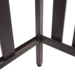 Cache pour climatiseur/pompe à chaleur HWC-K58 - couverture grille de protection métal 80x90x39cm - marron