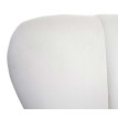 Fauteuil Lounge HWC-K37 - Fauteuil Cocktail Fauteuil rembourré - velours - crème - beige