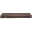 Étagère murale HWC-H37, étagère flottante étagère murale étagère suspendue 8x80x25cm ~ brun, shabby