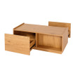 Table basse HWC-J78, Table de salon Table d'appoint Table de salon, tiroir, MDF 110x50x40cm ~ aspect