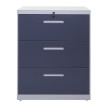 Armoire à dossiers suspendus HWC-A10 acier, A4 verrouillable ~ 103x76x46cm gris-gris foncé