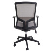 Chaise de bureau HWC-J90, dossier ergonomique en forme de S, soutien de la taille réglable ~ gris