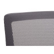 Chaise de bureau HWC-J90, dossier ergonomique en forme de S, soutien de la taille réglable ~ gris