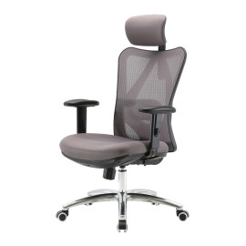 Chaise de bureau HWC-J86, chaise de bureau, ergonomique charge maximale 150kg ~ sans repose-pieds, g