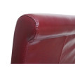 Tabouret de bar HWC-C33, chaise de bar tabouret de comptoir, bois ~ rouge-brun, pieds clairs, simili