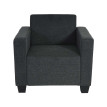 Modular Sofa-System Ensemble de canapés Lyon 3-1-1-1, tissu/textile ~ gris anthracite