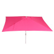 Parasol N23, parasol de jardin, 2x3m rectangulaire inclinable, polyester/aluminium 4,5kg ~ rose