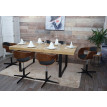 Lot de 6 chaises de salle à manger HWC-H46, chaise de cuisine, réglable en hauteur mécanisme de rota