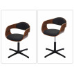 Lot de 6 chaises de salle à manger HWC-H46, chaise de cuisine, réglable en hauteur mécanisme de rota