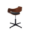 Lot de 6 chaises de salle à manger HWC-H46, chaise de cuisine, réglable en hauteur mécanisme de rota