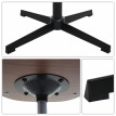 Lot de 6 chaises de salle à manger HWC-H46, chaise de cuisine, réglable en hauteur mécanisme de rota
