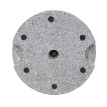Porte-parasol HWC-F92, support pour parasol, granit ~ 24kg, gris, rond
