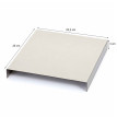 Rack de dépose d'accoudoir HWC-C67, serviteur de canapé, plateau, acier affiné, 25cm longueur ~ 23cm