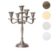 Bougeoir HWC-D81, chandelier, candélabre à 5 branches en aluminium 31cm massif 0,6kg ~ couleur: arge