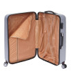 Lot de 3 valises HWC-D54b, valise rigide, valise à roulettes, bagages à main, hauteur 72/60/50cm ~ g