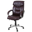 Chaise de bureau HWC-A71, fauteuil directorial, pivotant, fonction chauffage / massage, similicuir ~