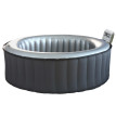 Bain bouillonnant M-Spa HWC-A62, 6 personnes intérieur/extérieur, à chauffer, gonflable, Ø 204cm, di