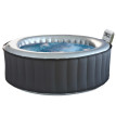 Bain bouillonnant M-Spa HWC-A62, 6 personnes intérieur/extérieur, à chauffer, gonflable, Ø 204cm, di