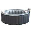 Bain bouillonnant M-Spa HWC-A62, 6 personnes intérieur/extérieur, à chauffer, gonflable, Ø 204cm, di