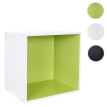 Étagère cube Falun, étagère indépendante, bibliothèque, cube à 39x39x29cm ~ vert