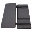 2x coussins de siège Gera pour des bancs pliables, anthracite 3x58x25cm