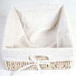Étagère à chaussures, banquette 45x65x34cm, style shabby, vintage ~ blanc